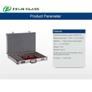 Juego de Lentes de Prueba para Optometría FELIX OPTICAL JS-266 2025, con Vidrio Óptico, Certificado CE y EPA para Instrumentos Ópticos - Product Image 4