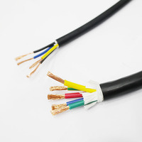 Cable Eléctrico Flexible Redondo de 1.5mm 2.5mm 4mm 6mm, Cable RVV Multifilar de 2 3 4 5 Núcleos