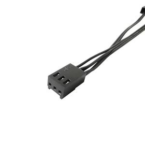 3-Pin y-splitter kablo çift Fan bağlantısı için CPU soğutucu ve PC kasa fanlar ile güvenli 3-Pin çift 3-Pin adaptörü - Product Image 4