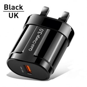 อะแดปเตอร์ชาร์จเร็ว 18W สำหรับเดินทาง ช่องเสียบ USB เดี่ยว รองรับ QC2.0 และ SCP สำหรับโทรศัพท์มือถือ - Product Image 4