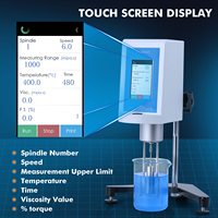Viscosímetro Rotacional Digital Tenlin NDJ-5S, Medidor de Viscosidad de Laboratorio, Rango de 10mPa.S-100000mPa.S, Curva de Viscosidad-Temperatura