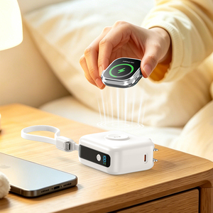 พาวเวอร์<span class=keywords><strong>แบ</strong></span>งค์แบบเสียบปลั๊กไฟ 10000mAh ชาร์จสมาร์ทวอทช์<span class=keywords><strong>แบ</strong></span>บไร้สาย สายคล้องคอใน<span class=keywords><strong>ต</strong></span>ัว PD20W 8 สี ขายส่ง - Product Image 6