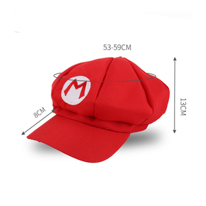 Fitspi Anime Super Cap Impreso Cosplay Dibujos animados Traje de béisbol Sombreros para adultos <span class=keywords><strong>Waluigi</strong></span> Wario Cappy 3D Hat - Product Image 5