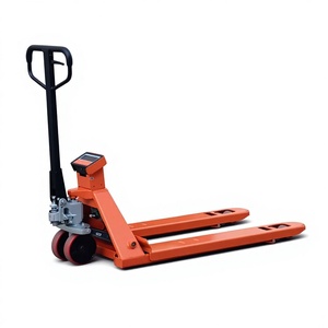 Transpaleta Hidráulica Manual WELIFTRICH de 2.0 Toneladas con Impresora, Ruedas de PU, Ancho de Horquillas 550/685mm, Altura de Elevación 205mm, Certificación CE - Product Image 1