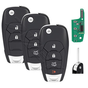 Control Remoto <span class=keywords><strong>de</strong></span> Llave <span class=keywords><strong>de</strong></span> <span class=keywords><strong>Coche</strong></span> Flip para Chevrolet Cruz 2015 Trax <span class=keywords><strong>Sonic</strong></span> Spark 2021 Onix RS, Repuesto, 433.92FSK, Chip 4A, 2/3/4 Botones - Product Image 1