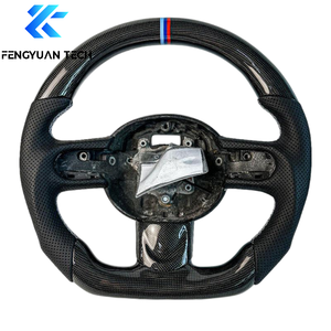 Volant de voiture personnalisé en cuir et fibre de carbone forgée pour <span class=keywords><strong>Mini</strong></span> Cooper <span class=keywords><strong>Jcw</strong></span> R50 <span class=keywords><strong>R52</strong></span> R53 R55 R56 R57 R60 R61 F55 F56 F57 F54 F60 - Product Image 4