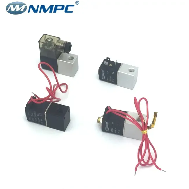 Luchtregelklep 2v1.5025-06 2v025-08 12V Volt 24vdc 2 2-weg Luchtcompressor Pneumatische Direct Werkende Elektrische Solenoïde