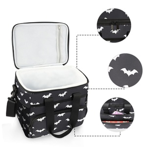 Aloha Hawaii Custom Iwa Birds Checked Large Insulated Lunch <b>Box</b> Leak Proof Waterproof <b>Collapsible</b> Cooler Lunch Bag for Camping - Product Image 3