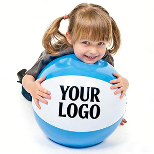 Pelota de Playa de Colores Arcoíris Personalizada con Logotipo, Varios Tamaños, PVC Inflable, Juguete Acuático para Adultos y Niños - Product Image 2