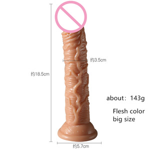 Dildo réaliste pas cher – Jouet en TPE de 7,8 pouces avec ventouse puissante, design focalisé sur les sensations <span class=keywords><strong>G</strong></span>, jouet sexuel mains libres pour femmes et débutantes - Product Image 6