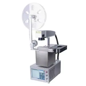 Semi-Automatic Bread Clips Machine Closes Packages using bread clips,With laser printing, printing match the closer