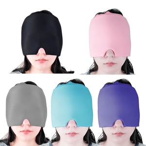 Capuchon de soulagement de la migraine Ice Head Wrap Soulagement des maux de tête et des migraines avec gel chaud/froid Tête Ice Pack Masque de maux de tête Compresse