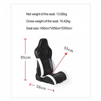 Nouveau design réglable simulateur de course de jeu support de volant et ensemble de chaises pour roue Logitech/Simagic/Moza