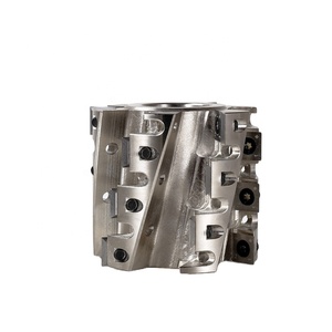 Cortador helicoidal con cabezal de corte en espiral indexable para fresadora de eje vertical Cortador de cepilladora de potencia de 4 lados - Product Image 5