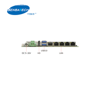 Carte mère industrielle compacte de 3,5 pouces pour l'automatisation, I5-8260U Coffee Lake-U SOC, canal unique DDR4, max 32 Go