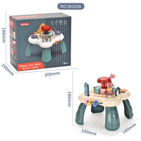 Jouets de table éducatifs pour enfants, jouets de table éducatifs pour bébés, jouets de table amusants multifonctionnels pour enfants avec lumière musicale