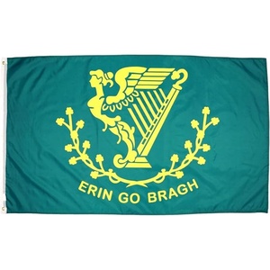 Nouveau drapeau <span class=keywords><strong>de</strong></span> l'Irlande Son of Erin Go Bragh 3x5 pieds, haute qualité, couleurs vives, grand drapeau irlandais pour la décoration <span class=keywords><strong>de</strong></span> fête, intérieur et extérieur - Product Image 1