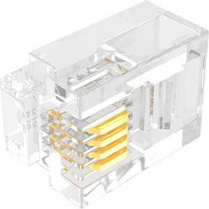 Chất lượng cao rj14 cổng điện thoại kết nối <span class=keywords><strong>6P4C</strong></span> Modular cắm nam cho cáp điện thoại - Product Image 3