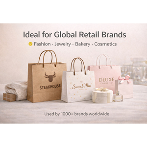 HONPAK Custom <strong>Logo</strong> <strong>Printed</strong> Kraft <strong>Paper</strong> <strong>Bags</strong> Luxury Sachet En Carton Gift Cardboard Craft for Shopping Garment Packaging - Product Image 6