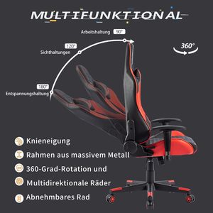 <span class=keywords><strong>Chaise</strong></span> de jeu ergonomique bleue avec logo brodé pour ordinateur, <span class=keywords><strong>chaise</strong></span> de bureau PC Gamer <span class=keywords><strong>pas</strong></span> chère - Product Image 4