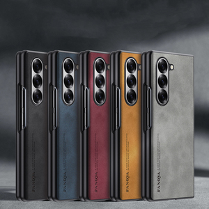 <span class=keywords><strong>Coque</strong></span> de Téléphone Antichoc en Cuir de Mouton de Luxe pour <span class=keywords><strong>Z</strong></span> <span class=keywords><strong>Fold</strong></span> 7/6/5/<span class=keywords><strong>4</strong></span> avec Étui Holster Inclus - Product Image 6