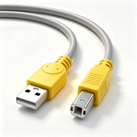 Cable de Impresora USB 2.0 de Alta Velocidad 480Mbps, Tipo A Macho a Tipo B Macho, Cable de Datos para HP, Canon, Epson, Dell