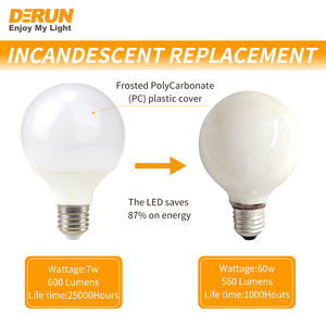 Nouvelle <span class=keywords><strong>ampoule</strong></span> LED à haut rendement lumineux, globe, verre laiteux, LED-GLOBAL, conforme aux normes ERP, CE, RoHS, G80, E27, 220-240V - Product Image 4