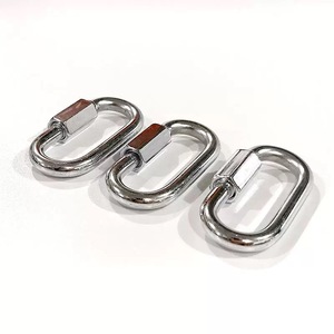 Paslanmaz çelik O şekil zincir bağlantılar konektörü küçük tırmanma kilidi karabina hızlı bağlantı - Product Image 6