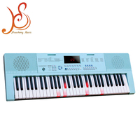 Clavier électronique HUASHENG61 avec éclairage LED, 510 sonorités, 300 rythmes, 50 morceaux de démonstration, multicolore, pour l'enseignement et la pratique à domicile