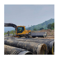 Tuyau de drainage corrugué en polyéthylène Krah SN4 SN8 DN800 DN1000 DN1200 à prix abordable pour égouts – Fournisseurs