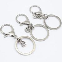 Mosquetones, Ganchos, Clips de liberación rápida, Anillo plano para llavero, 8 Mosquetones giratorios, Clips de gancho para mosquetones giratorios, Anillos para llaves