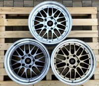 Velg Tempa 2-Piece HT Custom 18-24 Inch Model LM Mesh 6061-T6 untuk Porsche BMW Mercedes Ferrari Mendukung PCD