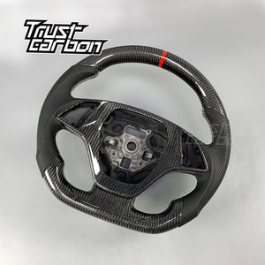 Volante in Fibra di Carbonio Personalizzato per Chevrolet <span class=keywords><strong>Corvette</strong></span> C7 C6 C8 Camaro Cruze SS ZL1 2010-2019 - Product Image 3