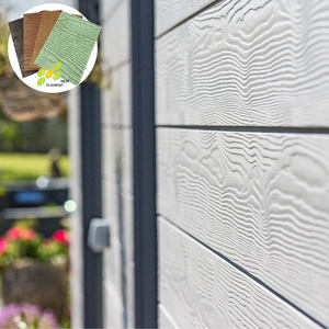 Papan tembok kayu tahan air, papan serat semen bahan dinding eksterior tahan api - Product Image 6