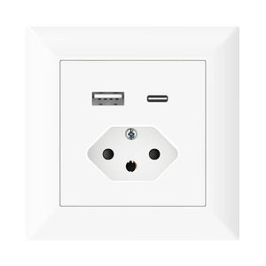 LEISHEN <span class=keywords><strong>Suiza</strong></span> estándar de alta calidad doble suizo enchufes de pared con tablero grande PC Socket Panel 16A 250V salida - Product Image 4
