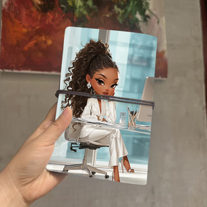 <span class=keywords><strong>Bloc</strong></span>-notes rétro A6 cadeau charmant pour les bibliothécaires de <span class=keywords><strong>bureau</strong></span> qui gèrent des livres d'entreprise avec une femme costume blanc <span class=keywords><strong>bureau</strong></span> imprimé <span class=keywords><strong>sur</strong></span> t - Product Image 3