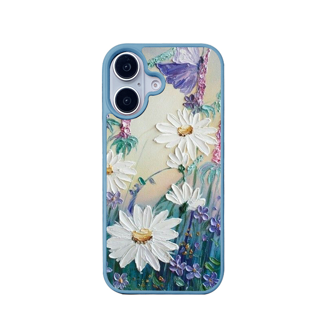 Cartoon Design TPU+PC Shockproof Phone Case with UV Painting and Microfiber Liner for 11-17 Pro Max