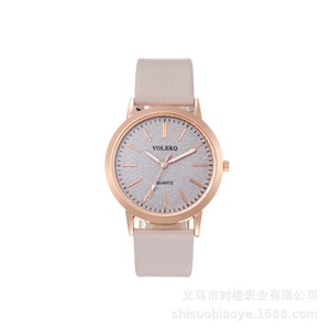 Pink Glitter Ladies Quartz Watch Rose Gold <b>Case</b> Leather Strap - Product Image 4