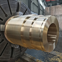 Pièces de rechange de turbine en cuivre usinées CNC sur mesure de haute qualité, non standard, grandes dimensions, et bagues en bronze résistantes à l'usure pour machines.