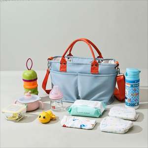 Bolsa de Mano Ligera para Mamá con Correas para Cochecito, Bolsa de Hospital y Viaje para Pañales de Bebé - Product Image 1