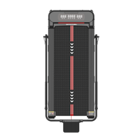 Hochwertiges ZB-T40RD 3,0 PS Elektrisches Laufband mit Manueller Neigung, 120 KG Tragkraft, LED-Anzeige, Motorisiert und Faltbar für Zuhause