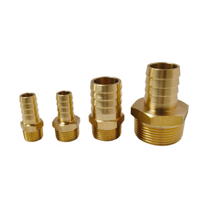 ข้อต่อท่อทองเหลืองแบบเกลียวตัวผู้ ปลายง่าม แบบหกเหลี่ยม ขนาด 4 6 8 10 มม. สำหรับเชื่อมต่อท่อ - Product Image 1