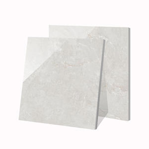 1000x1000mm 회색 럭셔리 전신 대리석 디자인 거실 세라믹 도자기 타일 흰색 광택 표면 바닥 타일 - Product Image 3