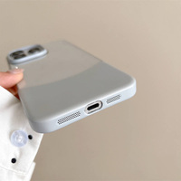 Étuis de téléphone portable de couleur transparente monobloc de luxe pour iPhone 17 16 15 14 13 12 11 Pro Max Slim Clear Hard PC Back Cover