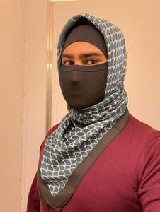 Pasamontañas Negro Personalizado para Esquí y Motociclismo Deportivo, 100% Acrílico, Impresión por Sublimación, Uso en 4 Estaciones, Unisex - Product Image 5