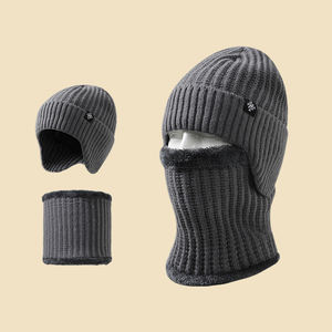 <span class=keywords><strong>Ensemble</strong></span> de <span class=keywords><strong>bonnet</strong></span> tricoté bon marché d'hiver <span class=keywords><strong>pour</strong></span> <span class=keywords><strong>homme</strong></span> en acrylique <span class=keywords><strong>pour</strong></span> l'extérieur avec protection <span class=keywords><strong>pour</strong></span> le vélo et le cou - Product Image 2