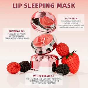Baume à lèvres hydratant pour lèvres sèches avec réparation de nuit et hydratation diurne, masque à lèvres en gelée repulpant pour des lèvres douces et lisses - Product Image 4