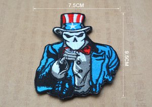 Ngoài trời cho súng hoa hồng tăng này là fien QR mã 3D thêu Vòng cảm thấy sắt-on Sequins Polyester cho vá may sử dụng - Product Image 6