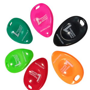 カスタムロゴプラスチック宝くじスクラッチャーツールキーホルダードロップシェイプスクラッチャー宝くじチケット用 - Product Image 2