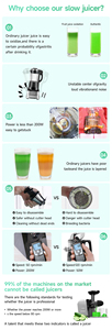 CE Certified BP-800 Cold Press Slow Juicer Adjustable Settings Speed Equipment Juicer - Product Image 4
